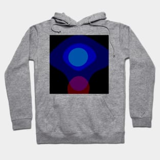 Black And Blue Abstract Art 523 Hoodie